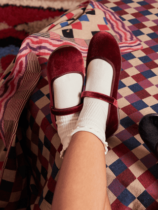 Cassie Burgundy Shoes childrenchic