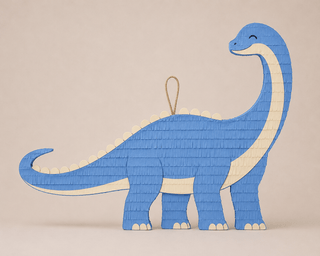 🦕 Brachiosaurus Piñata – Handmade Blue Long-Neck Dinosaur Party Decoration for Dino Birthdays & Jurassic-Themed Celebrations Piñata mamaspinatas