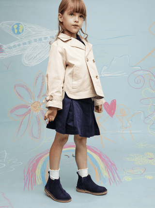 Olivia Navy Boots childrenchic
