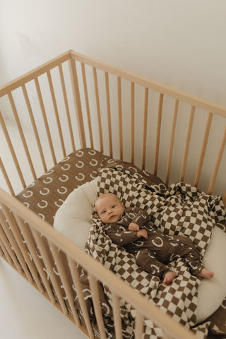 Muslin Crib Sheet - Giddy Up
