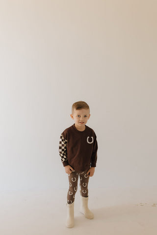 Bamboo Two Piece Pajamas - Giddy Up Pajamas forever french baby Size: 2/3 Years