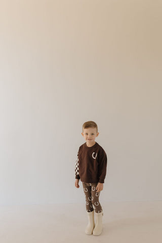 Bamboo Two Piece Pajamas - Giddy Up Pajamas forever french baby Size: 2/3 Years