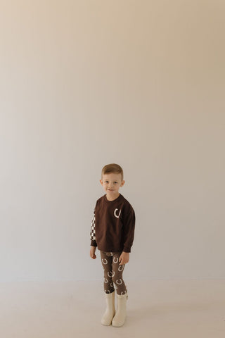 Bamboo Two Piece Pajamas - Giddy Up Pajamas forever french baby Size: 2/3 Years