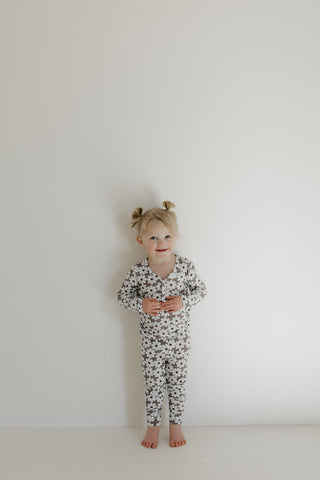 Bamboo Two Piece Pajamas - Darlin' Pajamas forever french baby Size: 2/3 Years