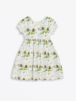 He Is Risen Cotton Short Sleeve Twirl Dress Dress Holy Pals Size: 02