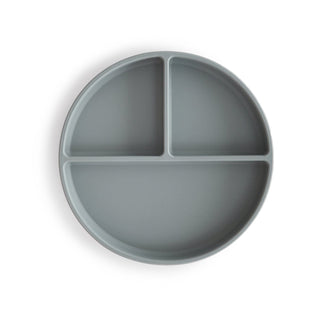 Silicone Suction Platesilicone tablewareMushieColor: Stone