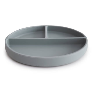 Silicone Suction Platesilicone tablewareMushieColor: Cambridge Blue