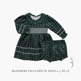 Tulip Smocked Peter Pan Collar DressMebie BabySize: 0-3