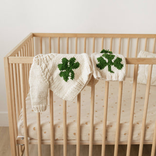 Shamrock Crew Neck Sweater Baby & Toddler Huggalugs Size: 0-6 months