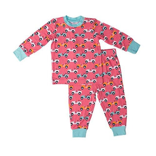 Bamboo Long Sleeve Pajama Set - Girl Jeeps Kozi & Co. Size: 12-18 Months