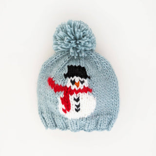 Frosty Snowman Surf Blue Beanie Hat Huggalugs Size: S (0-6 months)