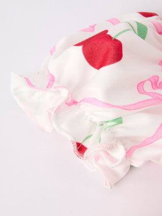 Cherry Bow Girls' RomperRomperRylee Faith DesignsSize: 3M