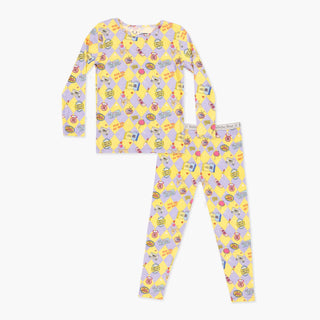 Bamboo Long Sleeve Pajama Set - Clueless As If! Bellabu Bear Size: 3T