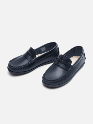 Alex Navy Loafers childrenchic