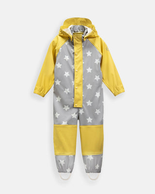 Rain Coverall Snowsuit and Accessories 7AM Enfant Color: Rainy Stars Yellow Size: 18-24M