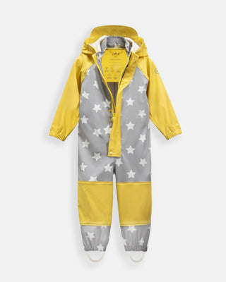 Rain Coverall Snowsuit and Accessories 7AM Enfant Color: Rainy Trees Beige Size: 18-24M