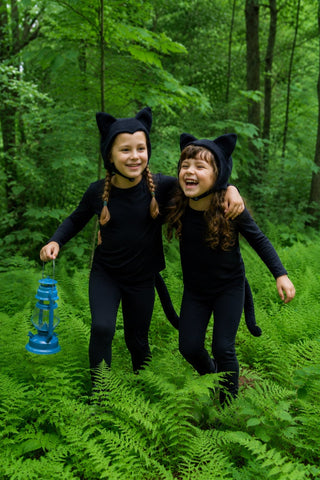 Black Cat Pajama Costume