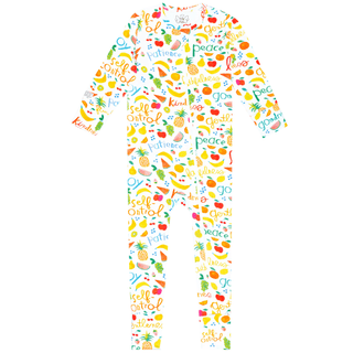 Fruit of the Spirit PJ Footless Onesie BambooOnesieHoly PalsSize: 0-3M
