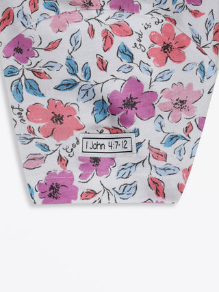 God is Love Cotton Short Sleeve Bodysuit Bodysuit Holy Pals Size: 00-03M