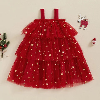 Christmas Layered Tulle Dress