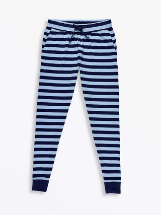 No Greater Love Blue Cotton Womens PJ Jogger Set Adult Women's Pajamas Holy Pals Size: XS