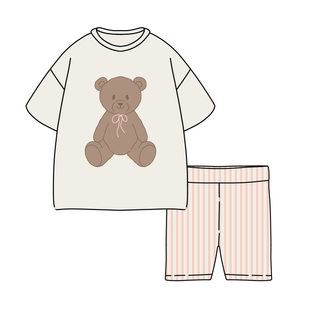 Child Short Set - Lottie Short Set forever french baby Size: 6-12 Months