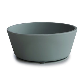 Silicone Suction Bowlsilicone tablewareMushieColor: Cambridge Blue