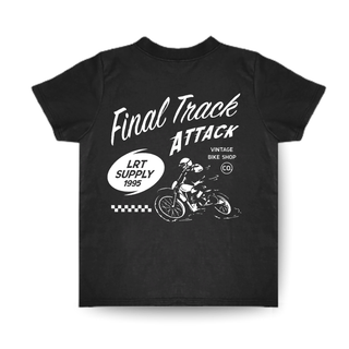 Final Track Attack Tee - BlackT-ShirtLITTLE RAD THINGSSize: 12/18M