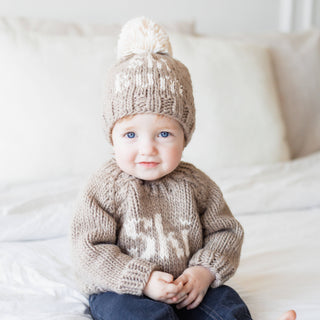 Ski Bum Pebble Crew Neck Sweater Huggalugs Size: 6-12 months