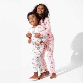 Bamboo Convertible Footie Romper - Santa's Workshop Baby & Toddler Sleepwear Bellabu Bear Size: 18-24 Months