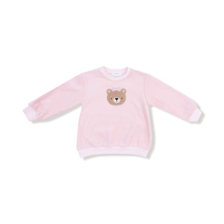 Oversized Shirt with Wide Leg Pant Set, Velour Teddy Bear 410VS Angel Dear Size: 6-12M