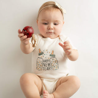 Graphic Bodysuit - Poppin Bottles bodysuits Finn + Emma Color: Default Size: 0-3M