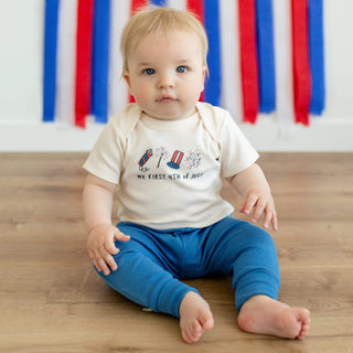 Graphic Bodysuit - My First 4th of July RocketbodysuitsFinn + EmmaColor: DefaultSize: 0-3M