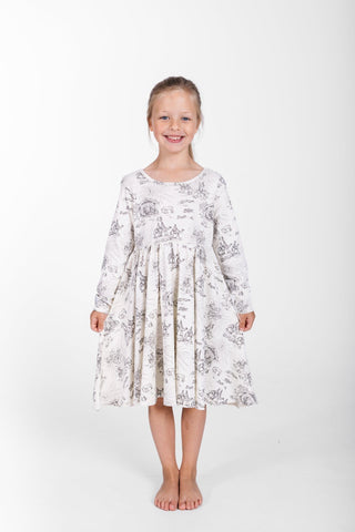 O Little Town of Bethlehem Twirl Dress Cotton Dresses Holy Pals Size: 02