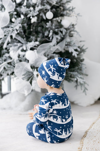 Starry Night Knotted Hat Cotton Accessories Holy Pals Size: NB-03M
