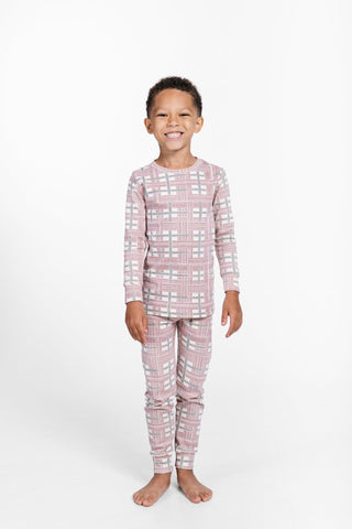 Prophecy Plaid PJ Long Sleeve Set Cotton Two Piece Holy Pals Size: 02