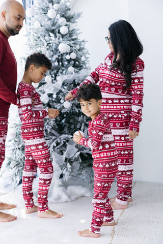 King of Kings Ruby Red PJ Long Sleeve Set Cotton Two Piece Holy Pals Size: 02