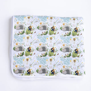 He Is Risen Cotton Blanket Blankets Holy Pals Size: Baby