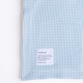 The Blessing Blanket Organic CottonBlanketHoly PalsColor: Blue