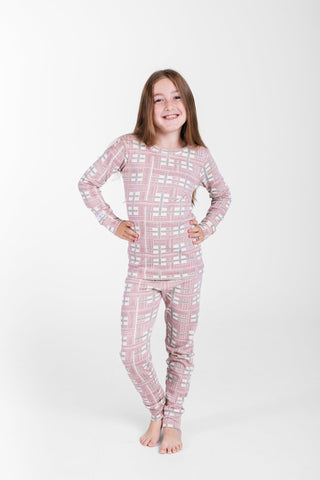 Prophecy Plaid PJ Long Sleeve Set Cotton Two Piece Holy Pals Size: 02