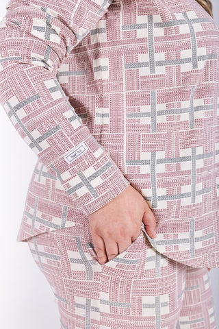 Prophecy Plaid Womens Jogger PJ Set Cotton Adult Women's Pajamas Holy Pals Size: XS