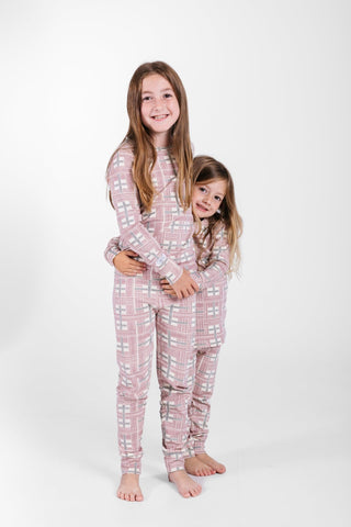 Prophecy Plaid PJ Long Sleeve Set Cotton Two Piece Holy Pals Size: 02
