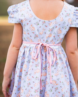 Eliza Cate and Co Girl's Twirl Dress - Little Bunny