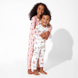 Bamboo Convertible Footie Romper - Santa's Workshop Baby & Toddler Sleepwear Bellabu Bear Size: 18-24 Months