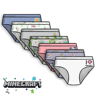 Bamboo Underwear (Pack of 7) - MinecraftBellabu BearSize: 2T-3T
