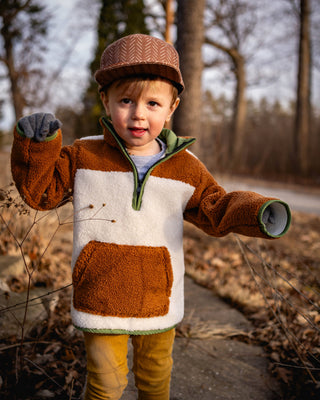 Camel Sherpa PulloverKeep the Littles WildSize: 12-24m