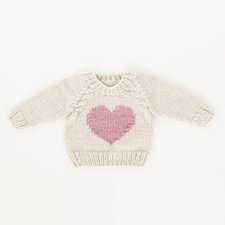 Sweetheart Crew Neck Sweater Baby & Toddler Huggalugs Size: 0-6 months