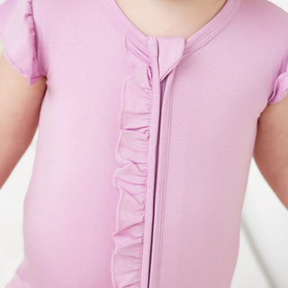Lavender Haze Ruffle Zippy RomperThree Coastal Babies & CoSize: 0-3 Months