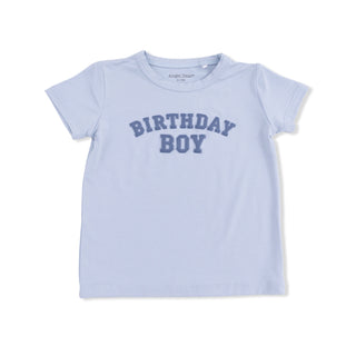 Short Sleeve Crew Neck Tee - Birthday 485 Angel Dear Size: 6-12M
