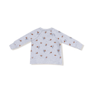 Raglan Sweatshirt and Jogger Set - Football Field Goal 493 Angel Dear Size: 6-12M